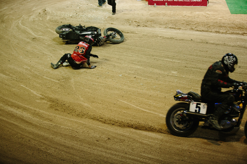 Illustration for article titled Behold The Controlled Chaos That Is Flat Track Motorcycle Racing